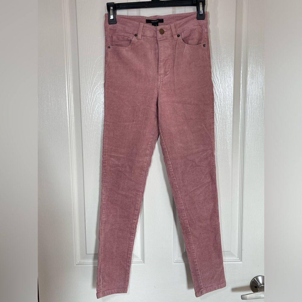 Forever 21 pink corduroy pants stretch size s